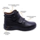 thumbnail image 2 of Zapato escolar Audaz para niño de piel negro con doble tira de contacto, 2 of 5