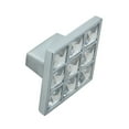 thumbnail image 3 of Utopia Alley 10pcs Gleam Grid 9 Crystal Cabinet Ring Pull Knob - Decorative Cabinet Drop Pull Knobs- Vintage Cabinet Hardware with Hand Finished Polished Chrome - Metal Drawer Pull Knobs 1.5", 3 of 6