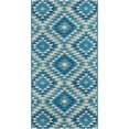 thumbnail image 2 of Unique Loom Outdoor Southwestern Collection Area Rug - Fethiye (2' 7" x 5' 3" Runner Blue/Ivory), 2 of 6