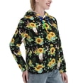 thumbnail image 6 of Xecao Sunflower Skull Boho Pattern Hoodies for Women Sweatshirts Long Sleeve Sweatshirts Pullover Outfits with Pocket-XX-Large, 6 of 7