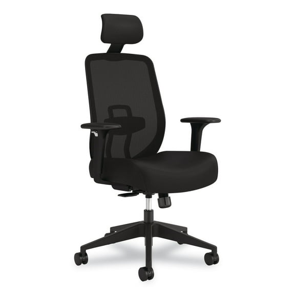 HON HPTCC1T1UM.BLK Altern Mesh Back Task Chair, 17.95 to 21.1 Seat Height, Black Seat, Black Back, Black Base