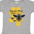 thumbnail image 4 of Inktastic Honeycomb Save the Bees Boys or Girls Baby Bodysuit, 4 of 5