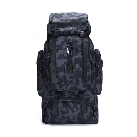 Advancent al aire libre 80L de nylon de gran capacidad deportiva para acampar Bolsa de almacenamiento de montañismo de Ropa Deportiva, Zapatos Camuflaje CP