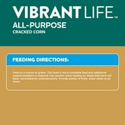 Vibrant Life All-Purpose Cracked Corn, 40 lb Bag