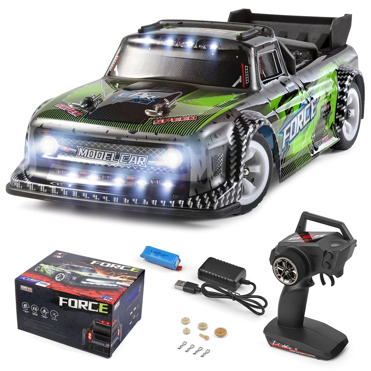 NKOK RC Sonic SSAS R2 Car With Lights Blue 614 for sale online 