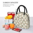 thumbnail image 6 of Haiem Cute Alpaca Printed Lunch Bag Women, Lunch Box Lunch Bag for Women, Small Leakproof Cute Lunch Tote Large Capacity Reusable Insulated Cooler Lunch Container, 6 of 6