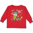 thumbnail image 3 of Inktastic Holiday Nutcracker and Candy for Christmas Boys or Girls Long Sleeve Toddler T-Shirt, 3 of 5
