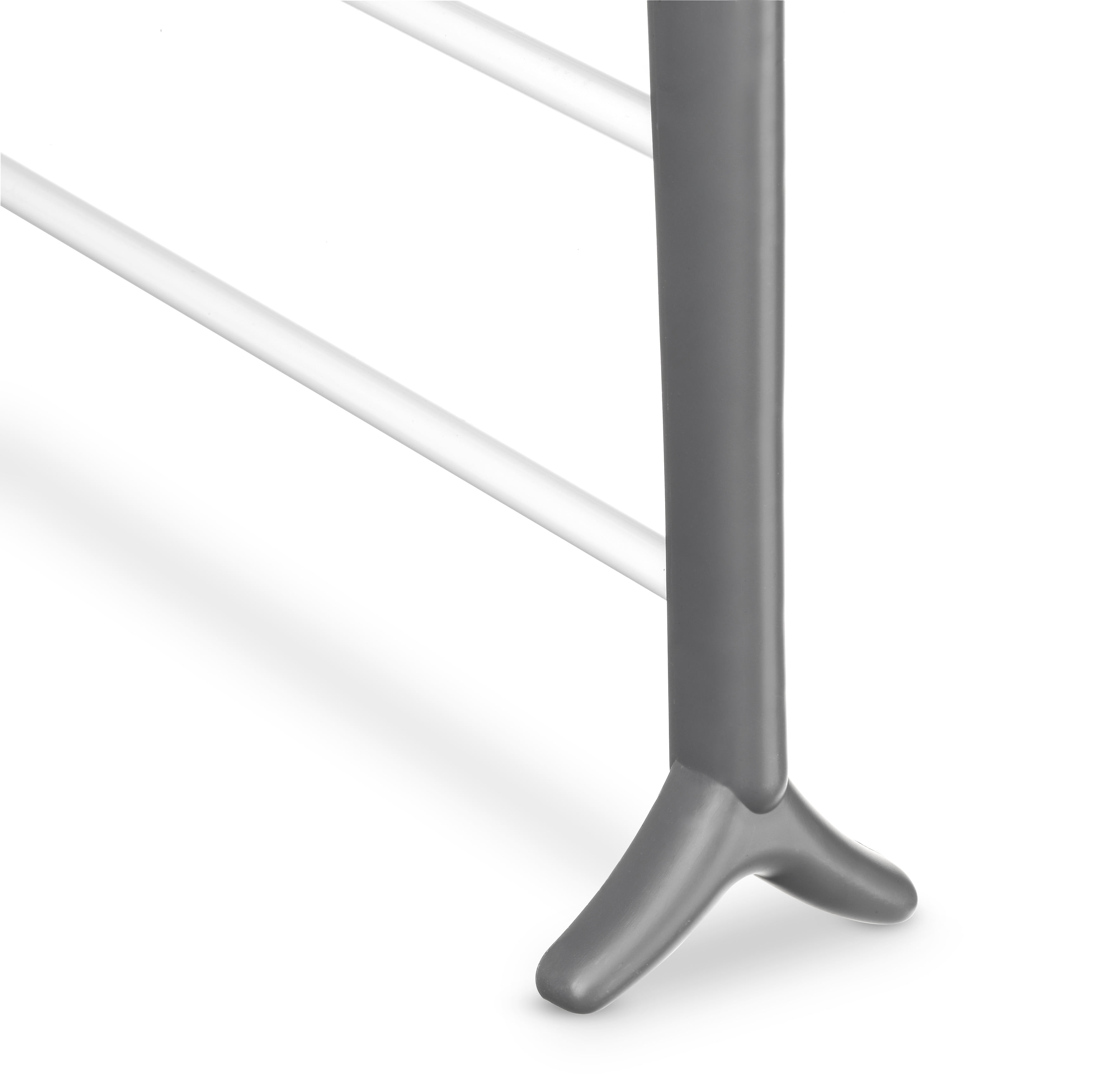 Séchoir à linge pliable en métal en forme de A Whitmor - Gain de place, gris