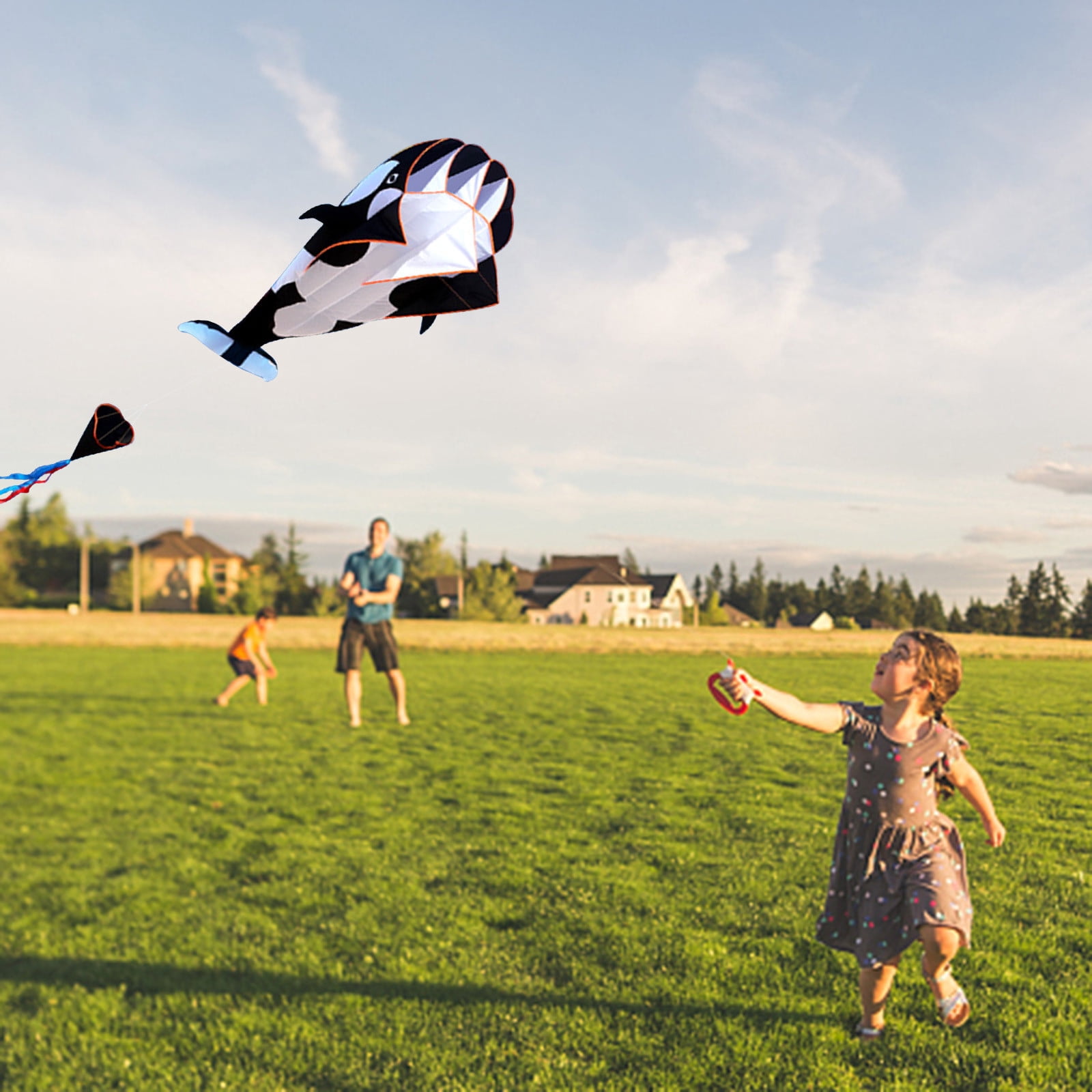 Fridja Kites For Kids Easy To Fly Giant Topus-Kites With Long Tail 157 Inches Long Perfect Toy For Kids And Adults In This Beautiful Season