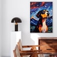 thumbnail image 5 of Greater Swiss Mountain Gift Starry Night Dog Canvas Wall Art Famous Oil Paintings Dog Poster Funny Dog Print Colorful Abstract Farmhouse Gallery Aesthetic Room Wall Decor for Bedroom, 5 of 5