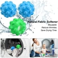 thumbnail image 3 of 3 Piezas De Bolas De Secadora De Vapor Reutilizables, Bolas De Secadora De Lavado, Bola De Secadora Con Vapor, Suavizante De Telas Reduce La Estática, Ropa Seca Esponjosa Suave Con Menos Arrugas, 3 of 5