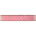 thumbnail image 2 of Offray Ribbon, Pink 3/8 inch Dot Grosgrain Ribbon for Sewing, Crafts, and Gifting, 12 feet, 1 Each, 2 of 3