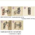thumbnail image 3 of Pestillo de puerta JM ángulo recto perno de hebilla 90 grados acero inoxidable, 3 of 5