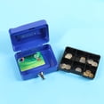 thumbnail image 4 of Cheers.US Locking Cash Box with Lock, Small Safe Lock Box with Key, Money Saving Organizer, Metal Money Box for Storage of Coin Jewelry Small Items, 4 of 7