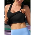 thumbnail image 5 of Anwell Racerback Tank Tops for Womens Seamless Cropped Workout Tops Built in Bra, 5 of 6