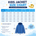 thumbnail image 2 of MGEOY Boys Girls Rain Jackets Lightweight Waterproof Hooded Raincoats Windbreakers for Kids，Sizes 4-16, 2 of 8