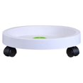 thumbnail image 1 of Removable Flower Pot Tray Universal Wheels Round Plastic Tray Flower Pot Rack Plant Stand, 1 of 2