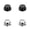 White 2 Packs & Black 2 Packs, variant on Kitchen Timer Chef Cooking Timer Clock with Loud Alarm No Batteries Required 100% Mechanical Magnetic Backing Exquisite Stainless Steel Body, 8 cmx3.2 cmx5.5 cm, White 1 Pack & Black 1 Pack