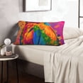 thumbnail image 6 of Naloa Colorful Parrot Jungle Dream A Pillowcase, Throw Pillowcase, Wrinkle-Free, Stain-Resistant with Hidden Zipper for Bedroom Sofa-14"x20", 6 of 6