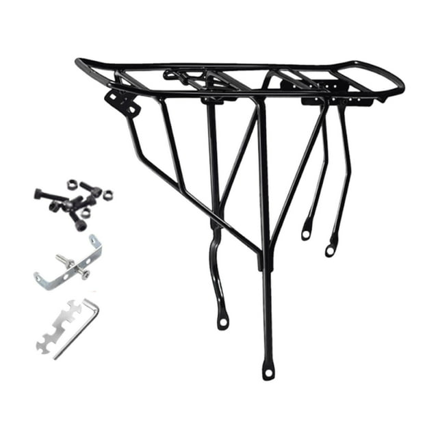 DYNWAVECA Cargo Rack Rear Bike Rack for Food Delivery Riding Cycling Equipment Thicken Large Hole
