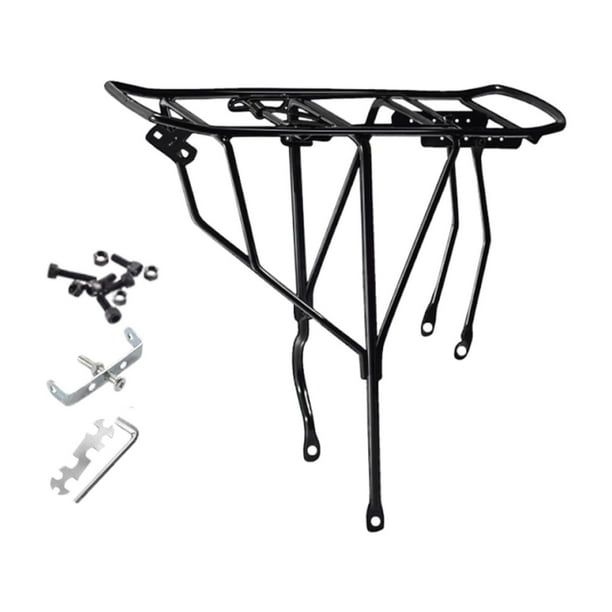 Portabicicletas Trasero Universal de Fácil Instalación, Portabicicletas, Transporte de Carga para Reparto de Comida, Equipamiento para Bicicletas. Espesar un agujero