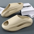 thumbnail image 6 of Pair Unisex Slippers Comfort Anti Slip Floor Slides Shoes Thick Platform Indoor Home Bathroom House EVA Sandals for Women Men Bathing Shower, 6 of 8