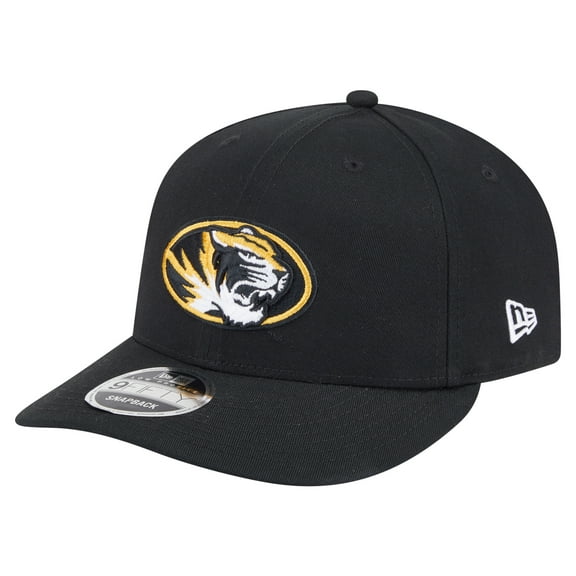 Men's-New Era Black Missouri Tigers Low Profile 9FIFTY Snapback Hat