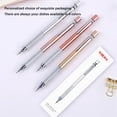 thumbnail image 2 of VONKY Mechanical Pencil Metal Writing Pens Sketch Pencils Low Center Of Gravity Student Stationery School Industry Supplies Metal Pink 0.7, 2 of 8