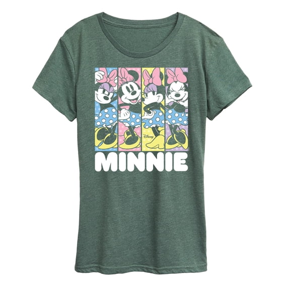Disney - Minnie Panels Women's Short Sleeve Graphic T-Shirt