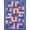 purple, variant on Joy Carpets 1712B-02 Kid Essentials Off Beat Rectangle Teen Area Rugs 02 Purple - 3 ft. 10 in. x 5 ft. 4 in.