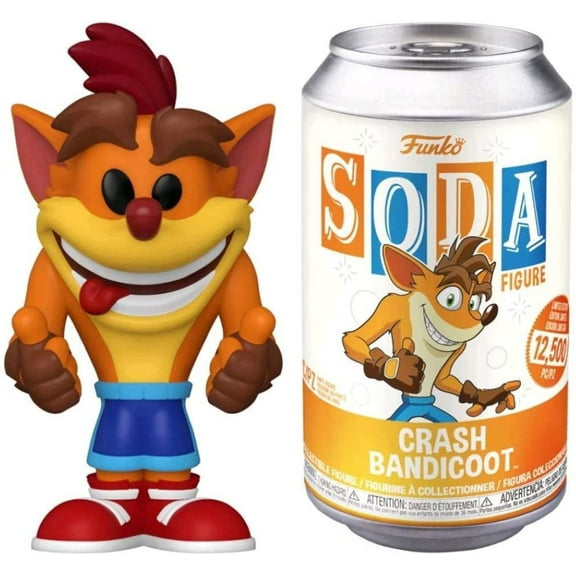 Funko - Vinyl SODA: Crash Bandicoot w/ Chase