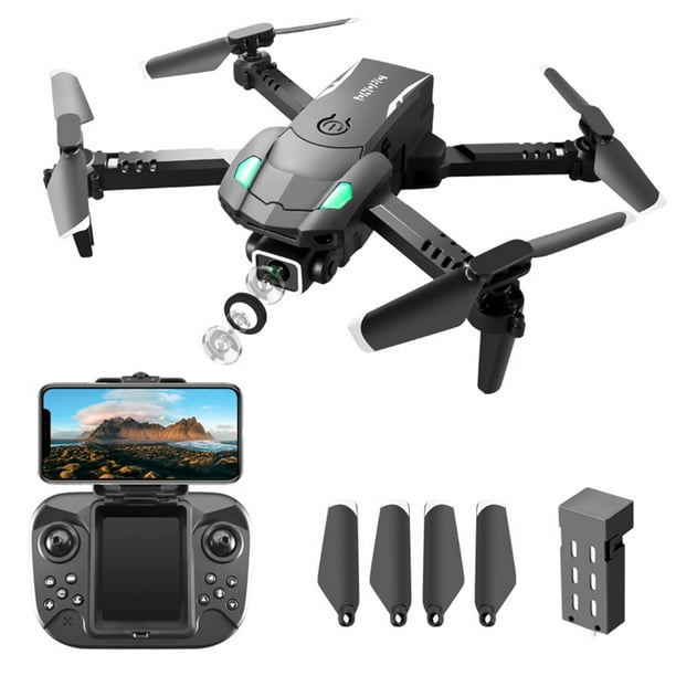 Xihbxyly Artículos En Exceso Liquidación Todo Dron de Cámara Fpv Hd En 1080P, Juegos de Control Remoto, Regalos de Niños y Niñas, Retención de Altitud, Modo Sin Cabeza, Ajuste de Velocidad Inicio