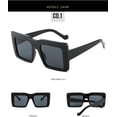 thumbnail image 4 of Square Frame Punk Men and Women Retro Sunglasses (Color : A, Size : Medium), 4 of 4