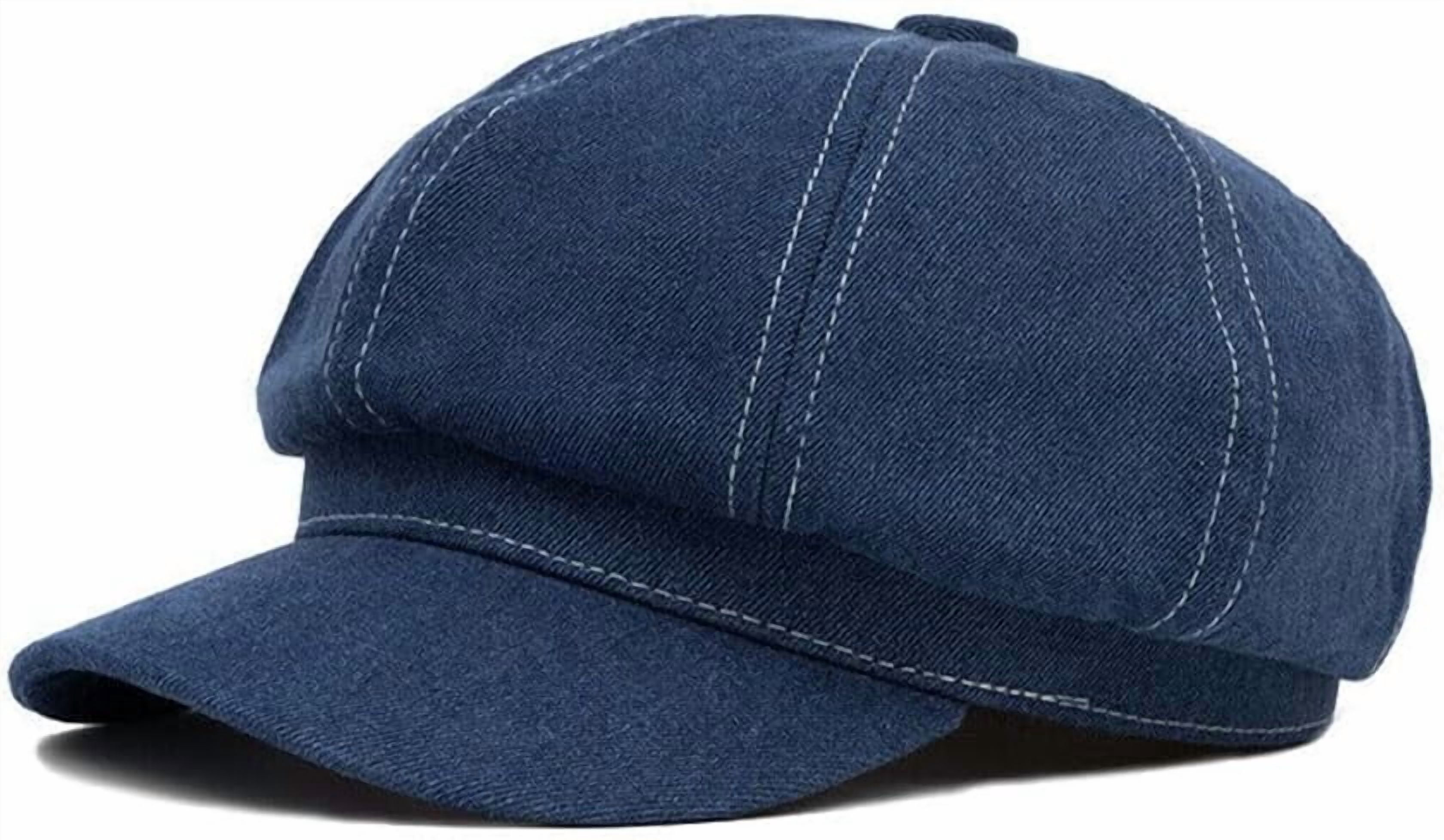 8547 Denim Beret Hat For Women, French Artist Painter Beret Casual Sun Hat Denim Beret Hat for Women Summer Thin Artist French Beret  main image 2