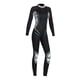 thumbnail image 3 of Eigraketly Traje de buceo de neopreno de buena elasticidad, transpirable, respetuoso con la piel, traje de baño con ribete de cuero liso para Deportes acuáticos Negro METRO, 3 of 6