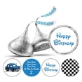 thumbnail image 1 of Darling Souvenir Lil Man is Turning 2nd Birthday Stickers chocolate Labels 190 Pcs-Blue, 1 of 2