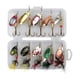thumbnail image 2 of 10 señuelos de pesca Spinnerbait Señuelos de trucha Aparejos de pesca Spinnerbaits de metal duro Estilo A, 2 of 9