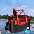 thumbnail image 1 of DYNWAVECA Foldable Bucket ing Bucket Portable,Lightweight,Multifunctional Protection Bucket for Gardening Camping Outdoor S Black pump, 1 of 10