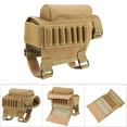 thumbnail image 5 of Nylon Rifle Stock Ammo Pouch Holder Hunting Rifle Shotgun Cheek Pouch (Khaki), 5 of 5
