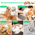 thumbnail image 7 of Dog Grooming Kit with 2L Vacuum Suction 99% Pet Hair-Professional Pet Grooming Vacuum Kit with 5 Grooming Tools for Dogs Cats and Other Animals, Light Green, 7 of 7