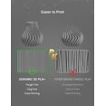 thumbnail image 4 of DURAMIC 3D PLA+ Filament 1,75 mm 2 kg Gris, Filament d'Imprimante 3D PLA Plus Lot de 2 Bobine de 1 kg (2,2 Lb) PLA Pro Plus Résistant et Plus Résistant, Probabilité de Précision Dimensionnelle Environ 0,02 mm, 4 of 4
