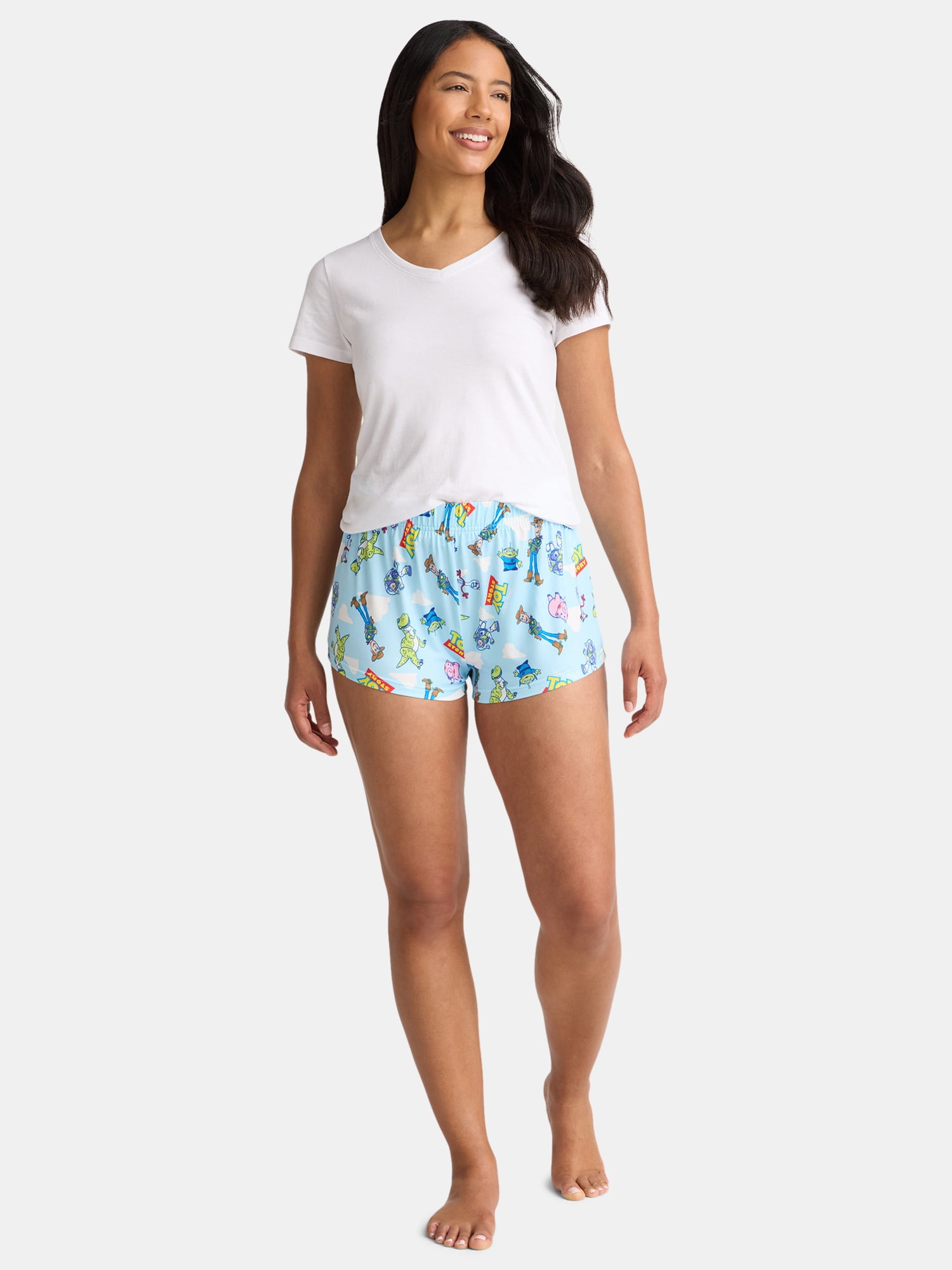 Toy Story Women’s Jersey Knit Sleep Shorts, 2-Pack, Sizes XS-3X