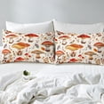 thumbnail image 3 of Mushroom Bed Sheets Queen Size for Adult Women Teen Farm Mushroom Fitted Sheet Rustic Farmhouse Bed Set Western Farmstyle Bedding Sets Boho Exotic Bedding(No Top Sheet）, 3 of 5