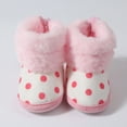 thumbnail image 3 of Dakaela Infant Baby Boys Girls Winter Snow Boots Soft Plush Sock Booties Toddler First Walker Crib Shoes, 3 of 6