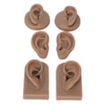 thumbnail image 4 of Silicone Ear Model, Hand Crafted Human Ear Model Soft 3 Pair Elastic  For Earrings For Display Props Light Skin Color,Medium Skin Color,Deep Skin Color, 4 of 8