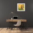 thumbnail image 3 of Haase, Andrea 15x15 White Modern Wood Framed Museum Art Print Titled - Exotic Birds Jungle, 3 of 4