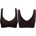 thumbnail image 3 of Senior Women's Wire-Free Bras 3-Pack, Comfort Stretch, Full Coverage, 3 of 6