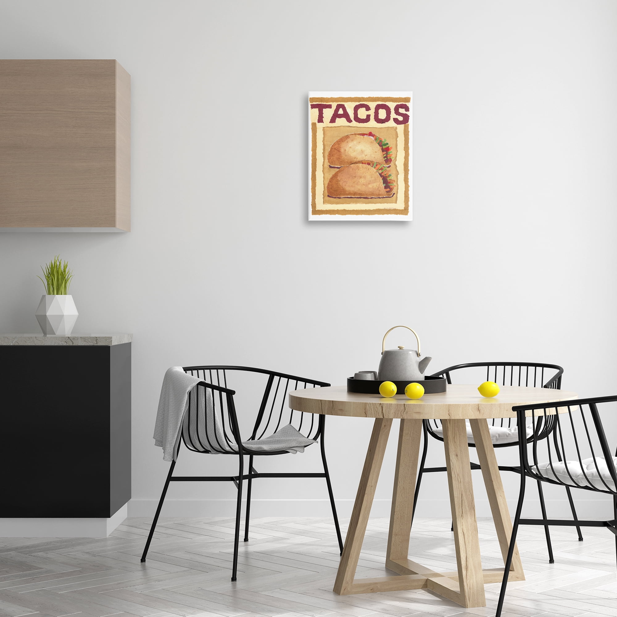 Stupell Industries Traditional Tacos Duo Food & Beverage Painting Gallery Wrapped Canvas Art Print Wall Art, 16 x 20