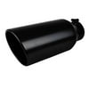 Spec-D Tuning MF-TP0406D-BS-TD Exhaust Tip for All, 4 in. Inlet - 6 in. Outlet - 7.9 x 8.3 x 16.1 in.