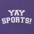 thumbnail image 5 of Wild Bobby YAY SPORTS! Sports Women Tri-Blend Racerback Tank Top, Purple Rush, Small, 5 of 5